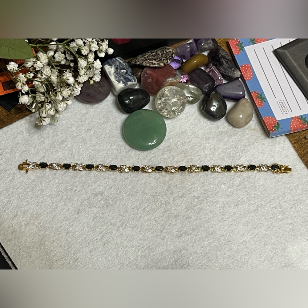 Gold Plated Tennis Bracelet
